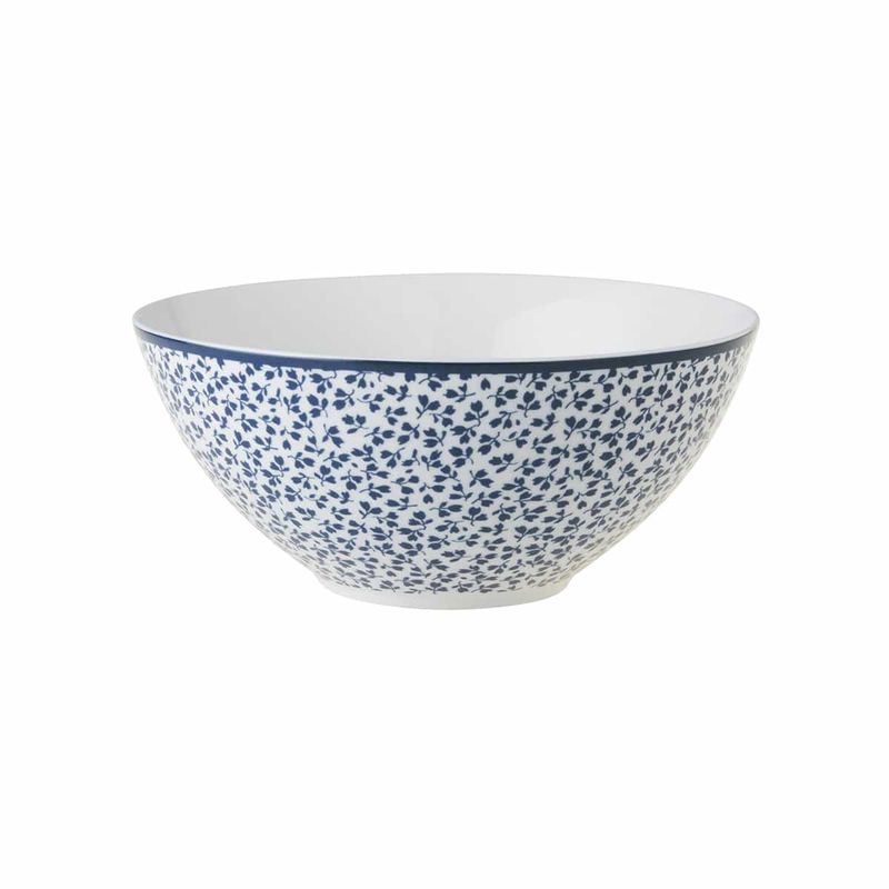 Laura Ashley Floris Blå/hvit Bolle 16 cm