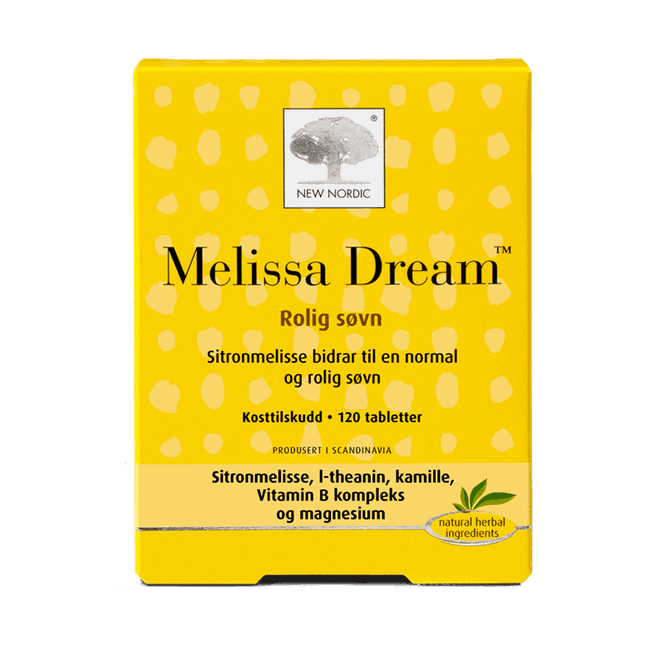 Hovedbilde New Nordic Melissa Dream for søvn 120tabs
