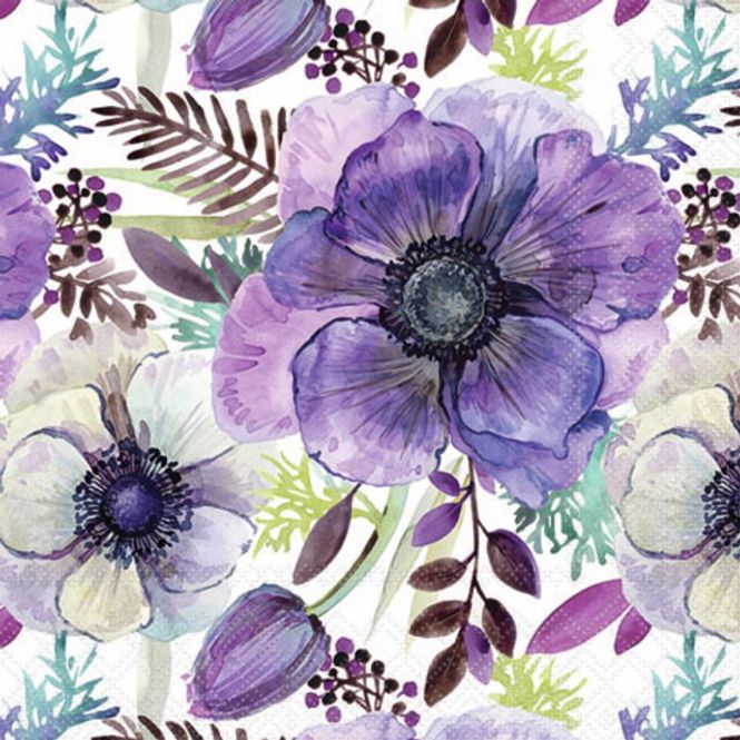 Hovedbilde Servietter Kaffe Purple dream