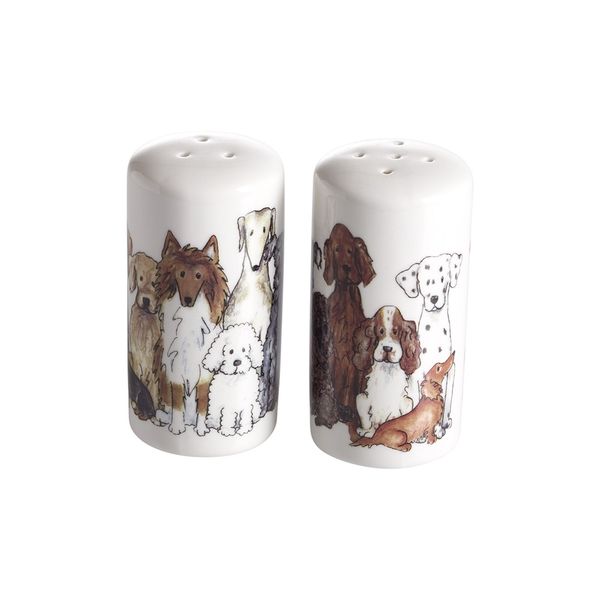 Hovedbilde Salt/Pepper sett Hund, H:8 cm