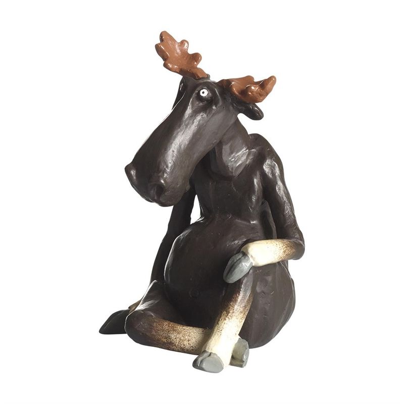 Elg som slapper av, H:8 cm