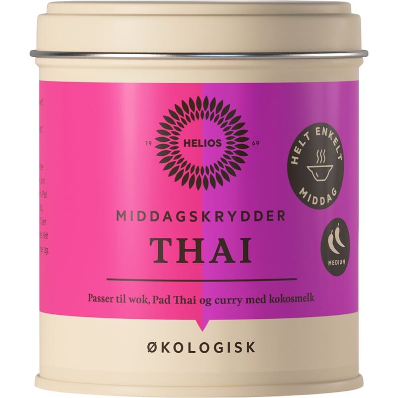 Helios økologisk thai middagskrydder 80 g