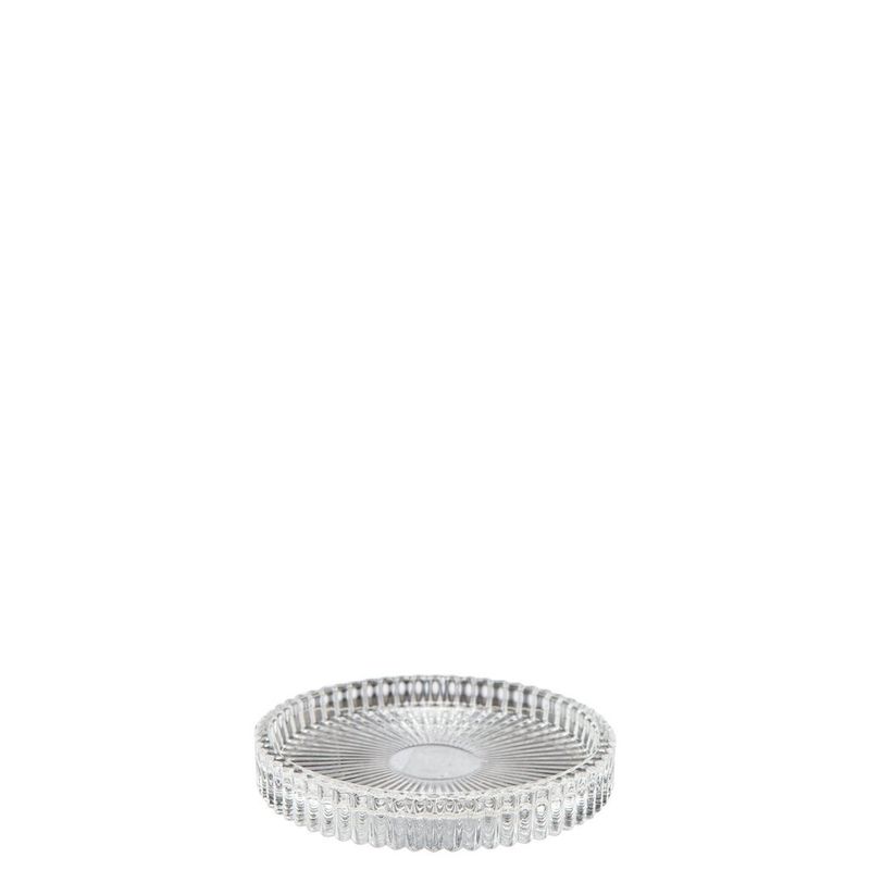 RILL Lysfat i glass til kubbelys D9,8 H1,6 cm