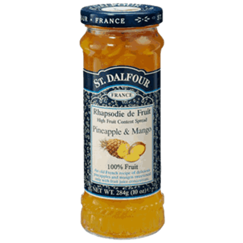 St. Dalfour pineapple og mango syltetøy 284 gr