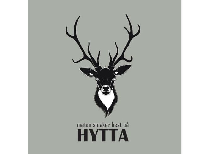 Hovedbilde Serviett lunsj 20 stk Maten hytta grå
