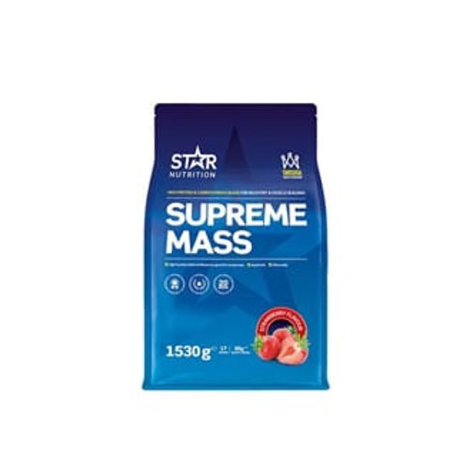 Hovedbilde Star nutrition supreme mass 1530 g strawberry