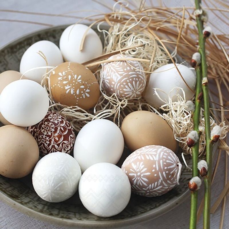 Servietter Lunsj Egg in bowl