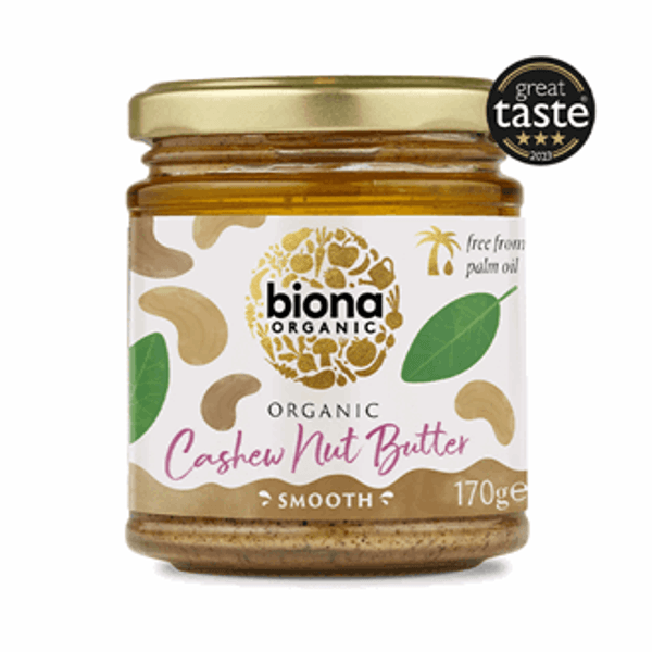 Hovedbilde Biona Cashewnøttsmør Øko 170gr
