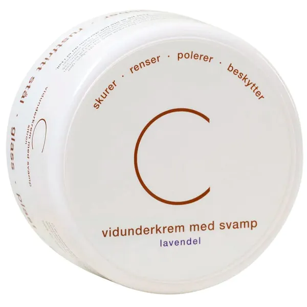 Hovedbilde C Soaps vidunderkrem med svamp lavendel 300 g