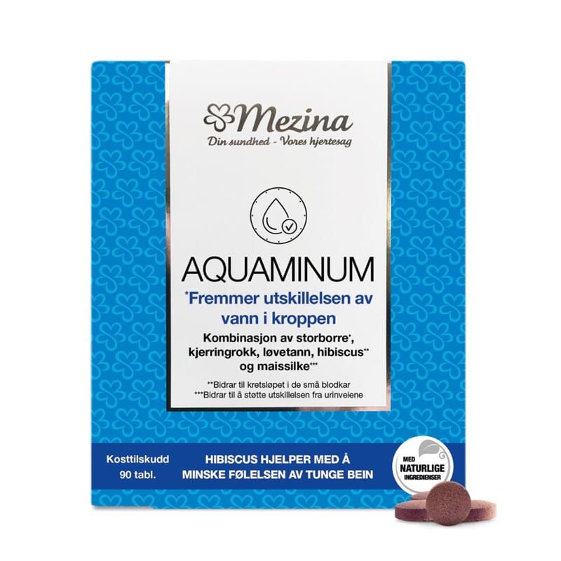 Mezina Aquaminum for urinveiene 90 tabletter