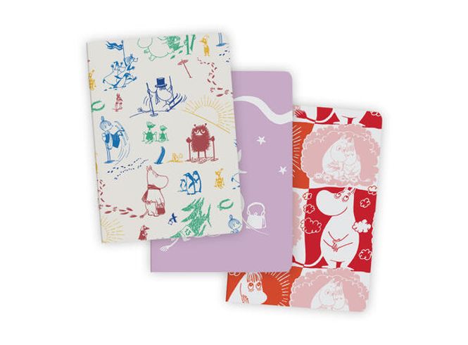 Hovedbilde Mummi Notatbok 3pk - Soft cover,15x21 cm