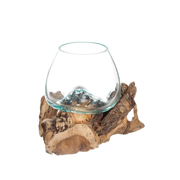 Hovedbilde Glasskål på trerot 