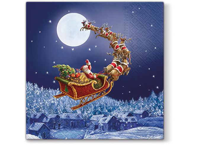 Hovedbilde Serviett lunsj 20 stk Christmas Sleigh