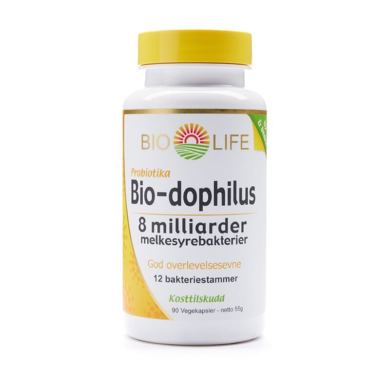 Bio-Life bio-dophilus melkesyrebakterier 90kap