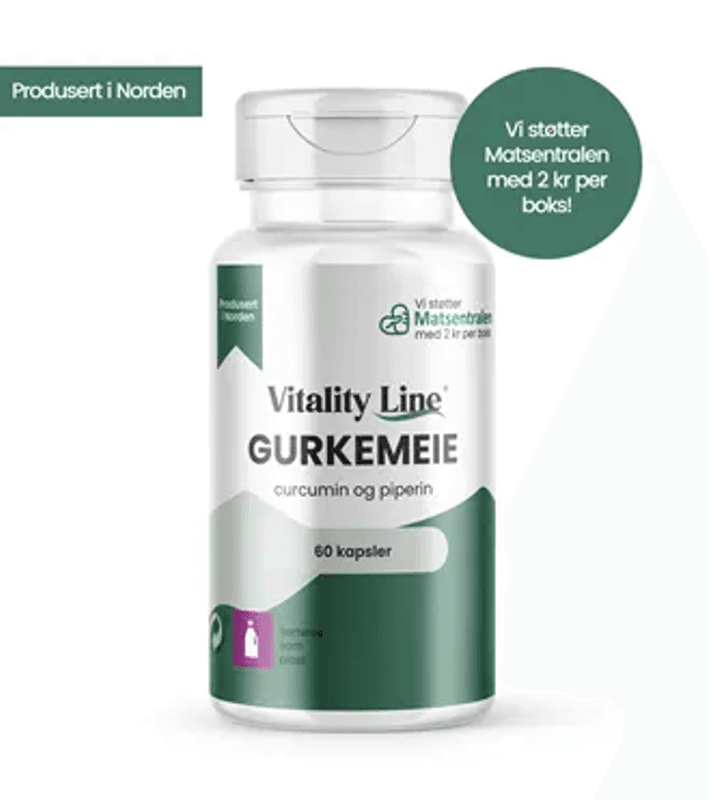 Vitality Line Gurkemeie 600mg 60kaps