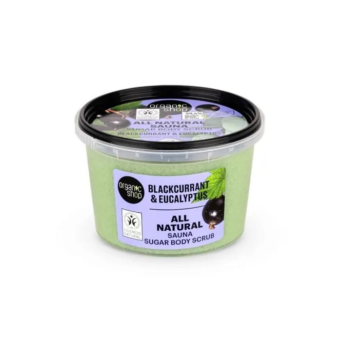 Hovedbilde Organic Shop body scrub blackcurrant & eucalyptus ...