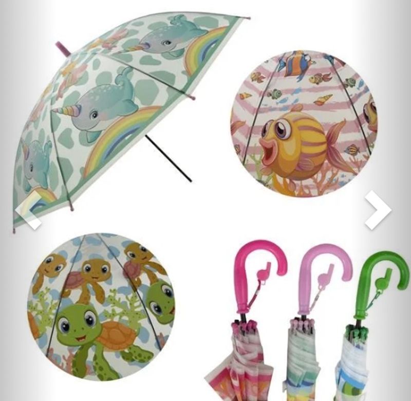 Barne paraply 3 ass. Ø:48 cm
