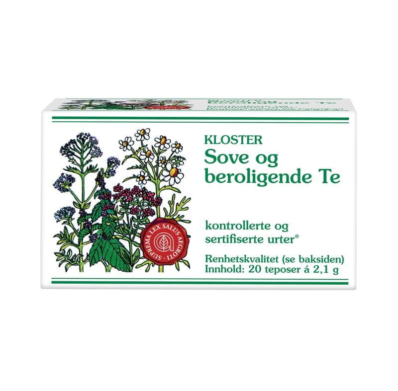 Kloster sove & beroligende te 20 poser