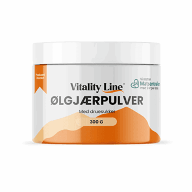 Hovedbilde Vitality Line ølgjærpulver med druesukker 300 gr