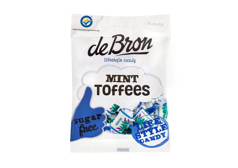 Debron mint toffees sukkerfri 90 gr