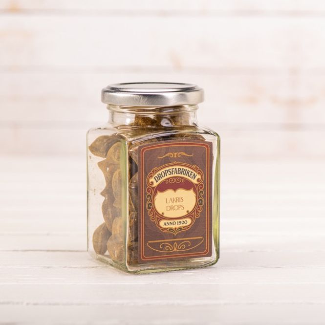 Hovedbilde Dropsfabrikkens Lakrisputer 170 Gram Glass