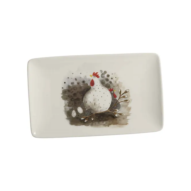 Hovedbilde Fat, Høne 13 x 21 cm 