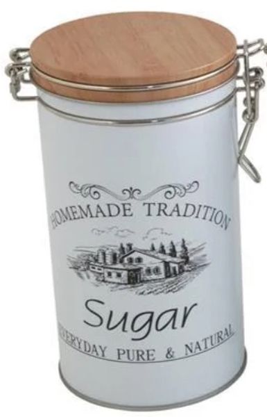Hovedbilde Metallboks SUKKER, H:17 cm