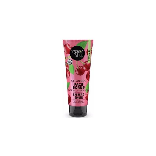 Hovedbilde Organic Shop cleansing face scrub cherry & ginger ...
