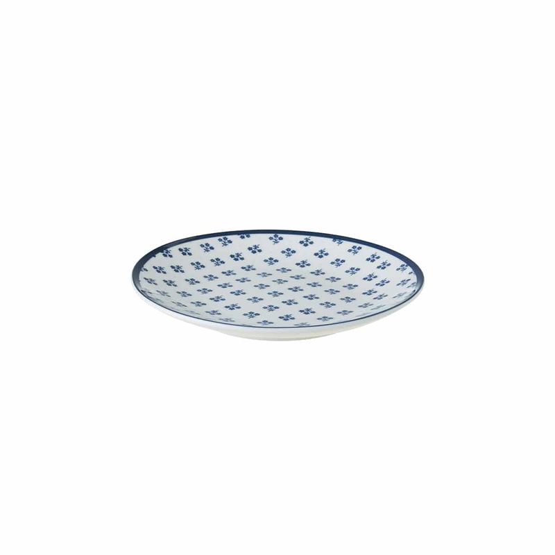 Laura Ashley Petit Fleur Blå/hvit Asjett 12 cm