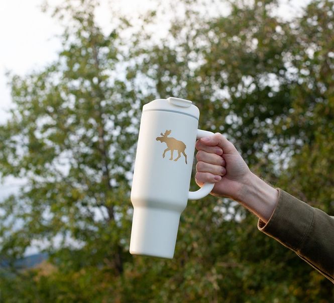 Hovedbilde Tumbler, Elg, hvit, 1200 ml