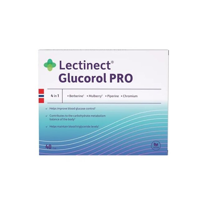 Hovedbilde Lectinect Glucorol Pro 40 kap
