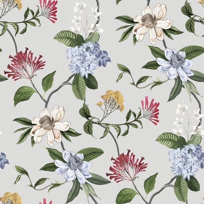 Hovedbilde Lunsj servietter Floral mix grey