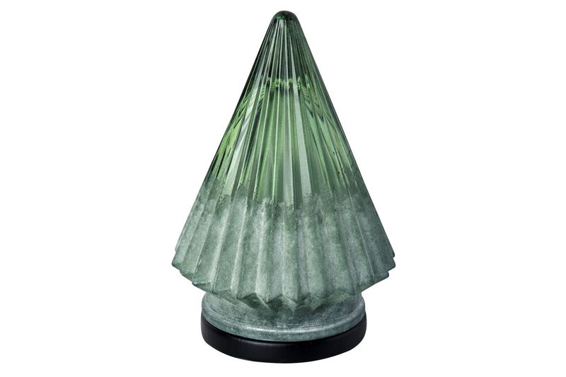 LED juletre, grønn, Ø:11 cm x H:17 cm