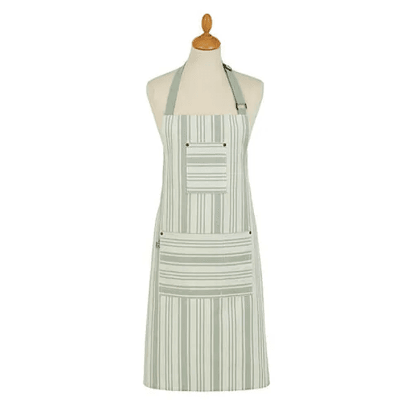 Hovedbilde Forkle Sage Stripe Cotton