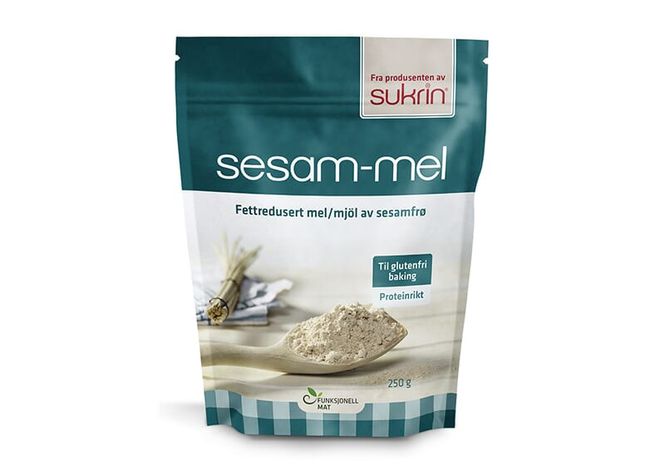 Hovedbilde Sukrin fettredusert sesam mel 250g