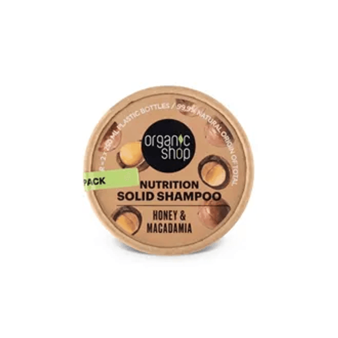 Hovedbilde Organic Shop shampoo bar honey & macadamia 60 g