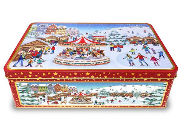 Hovedbilde Metallboks Pop-up rød, 28 x 18 x 8 cm