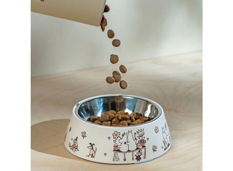 Mummi Pets Matskål - Medium Beige