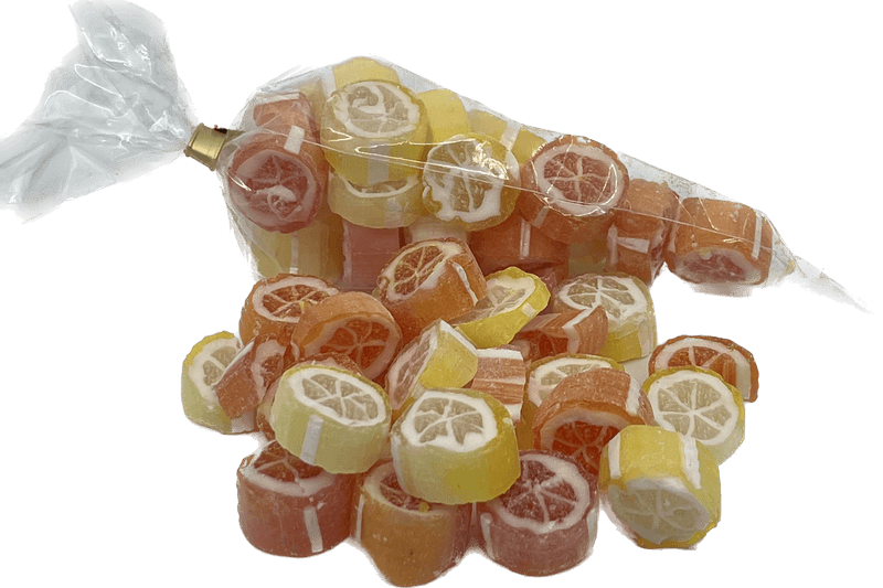 SUKKERFRI Sitron- og Appelsindrops 100 gr
