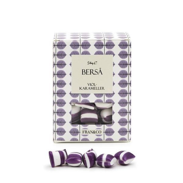 Hovedbilde Berså Lila Violkarameller 100 gram