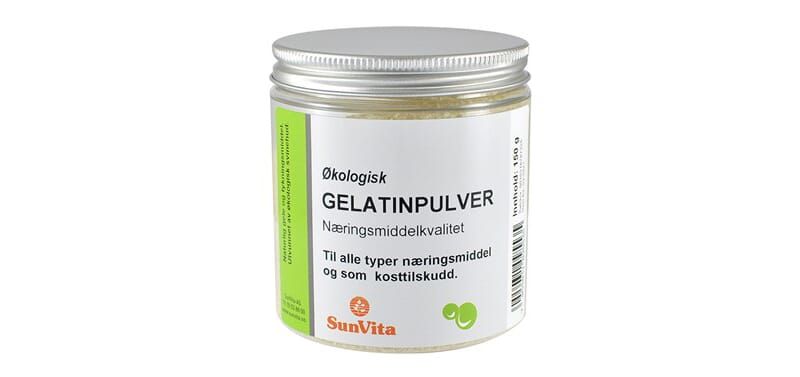 Sunvita gelatinpulver 150g økologisk