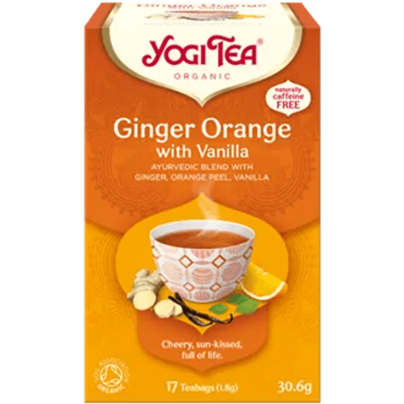  Yogi Tea ginger orange with vanilla 