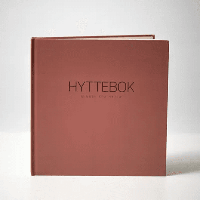 Hovedbilde LEA Hyttebok - Rød