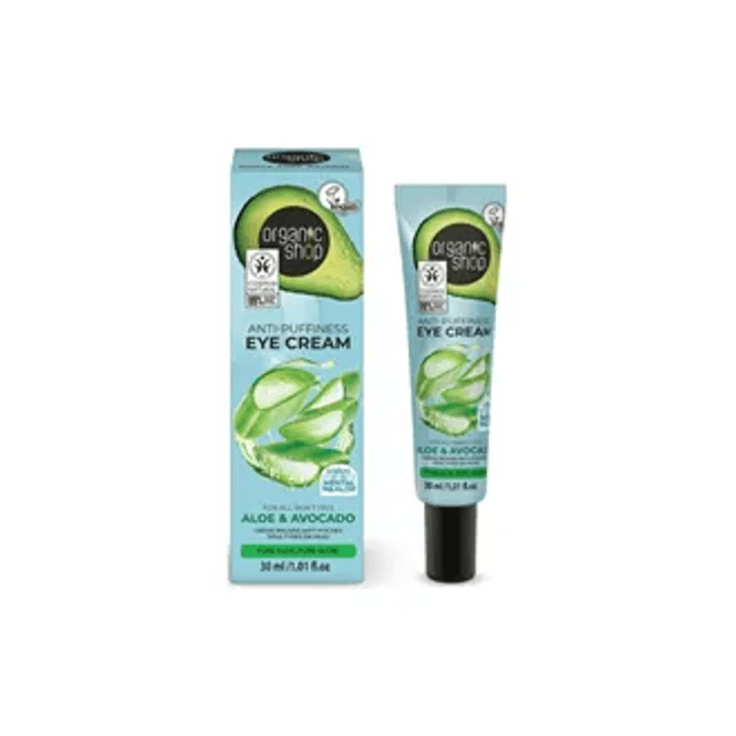 Hovedbilde Organic Shop anti-puffiness eye cream aloe & ...