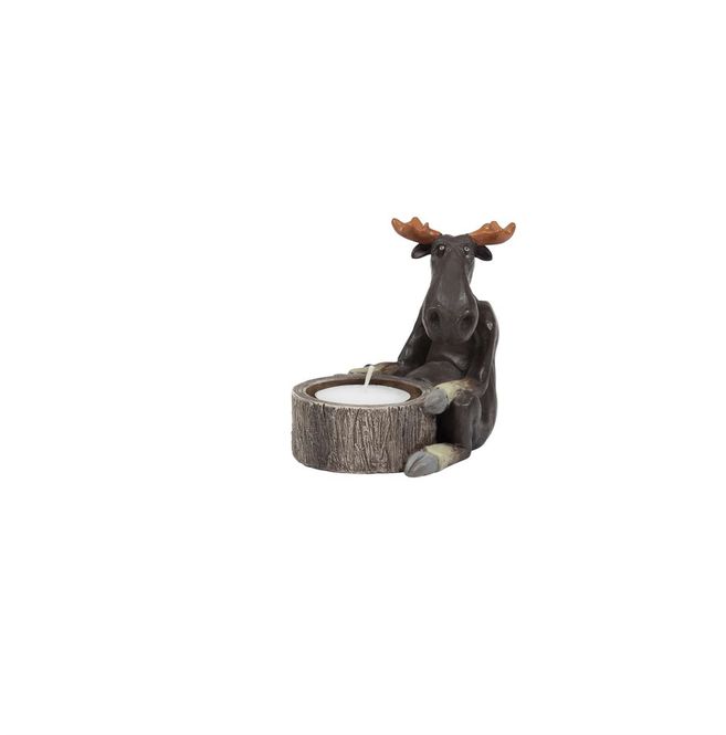 Hovedbilde Lyslykt Elg, H:9,5 cm