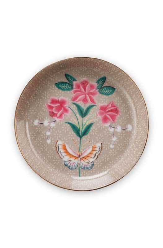 PiP Blushing Birds Khaki, Teskål 9 cm
