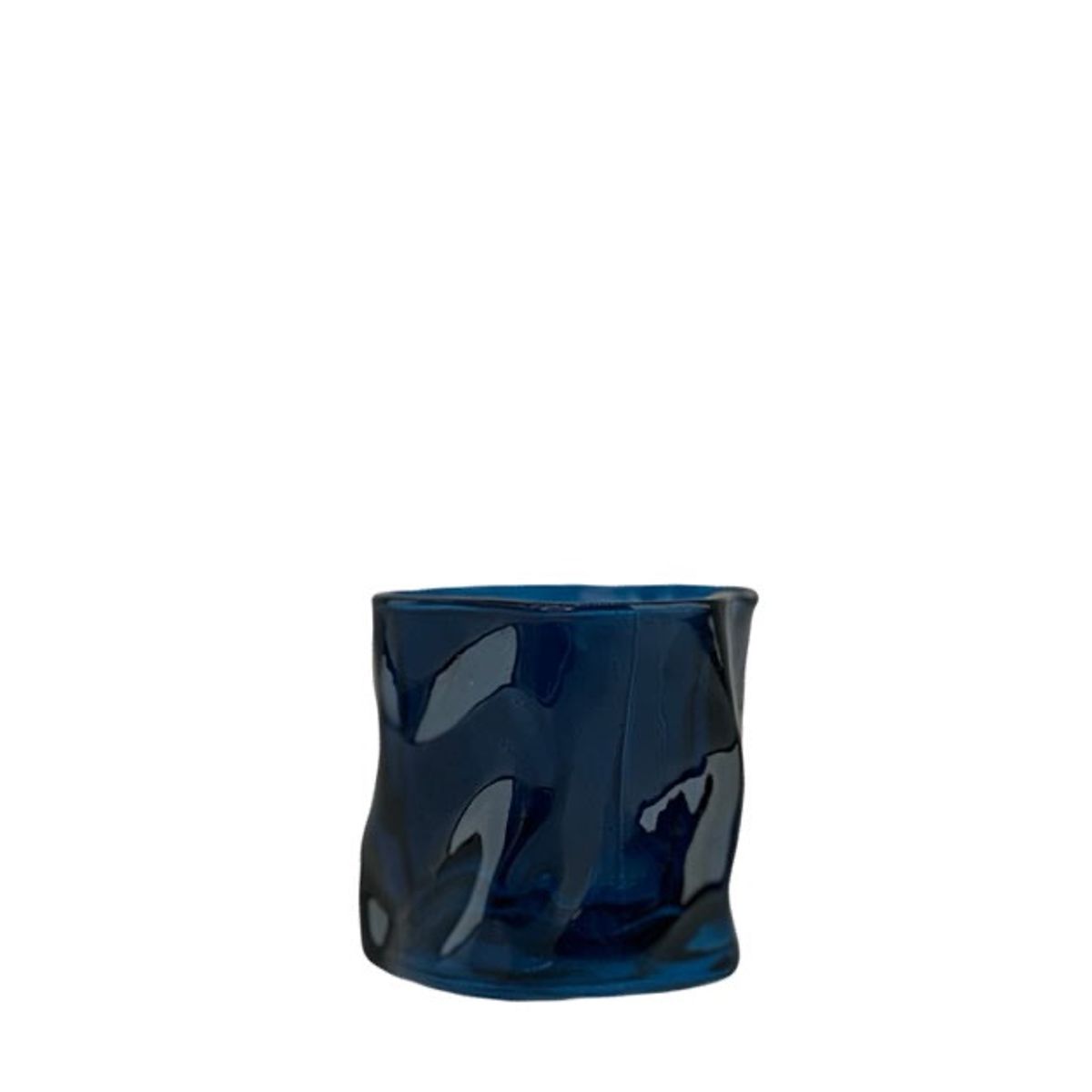 Telysholder blå glass 