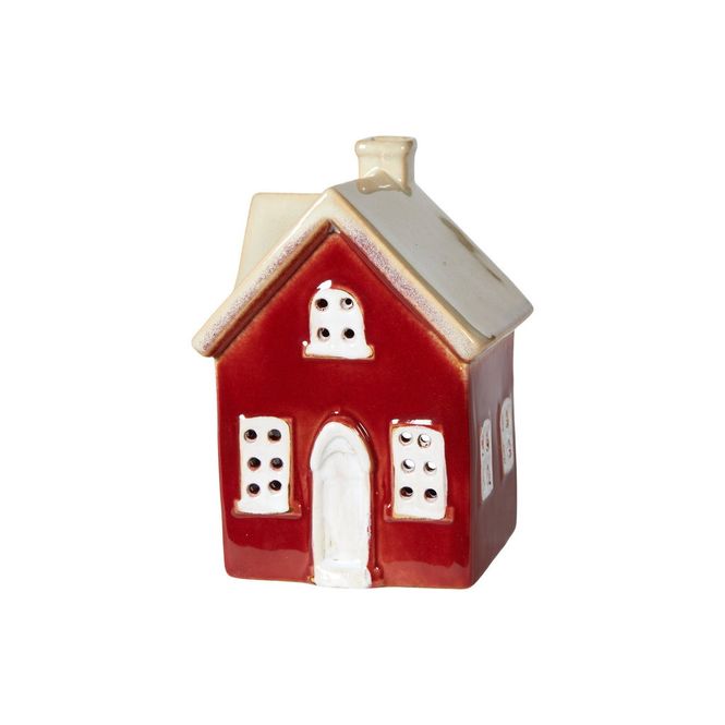 Hovedbilde Hus Telysestake 8x8x12cm keramik